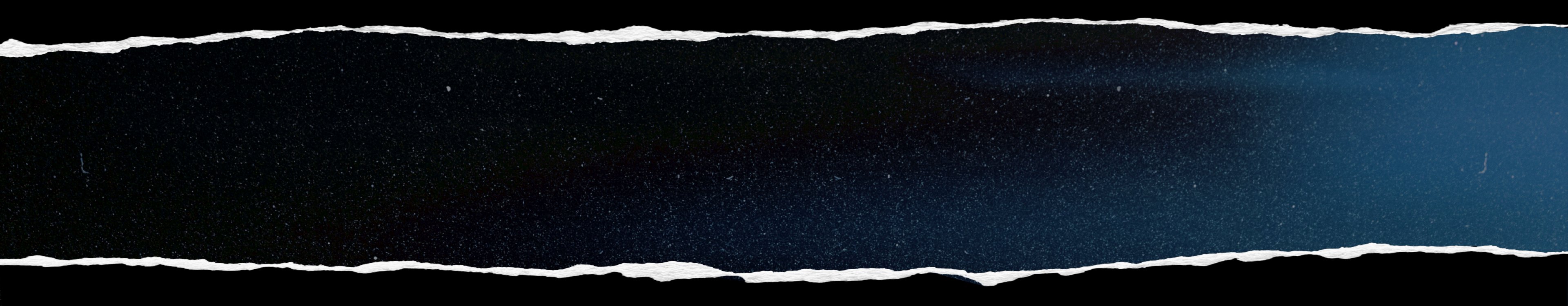 Textured blue and black film grain background.